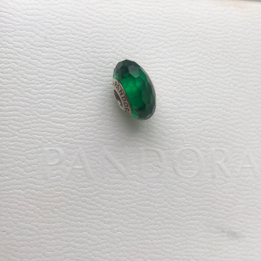 Pandora Charm- Emerald x 3